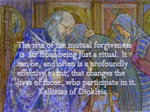 Forgiveness--Bishop Kallistos