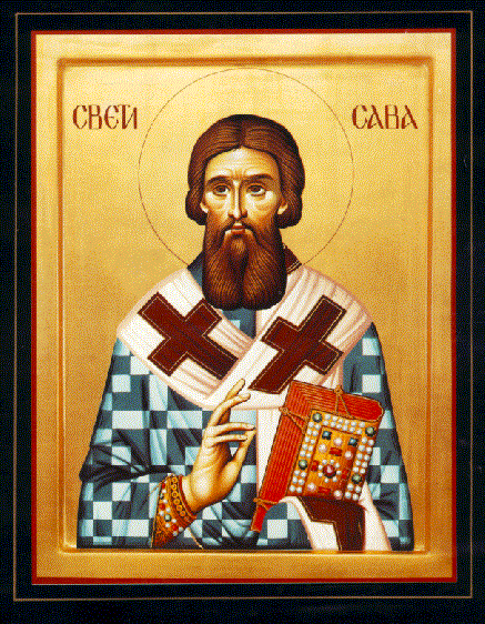 Saint Sava of Serbia Icon